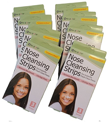 24 Nu Pore cleansing nose strips cleans unclogs pores