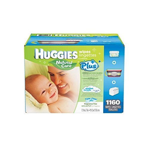 Huggies Natural Care Plus Baby Wipes (29295)