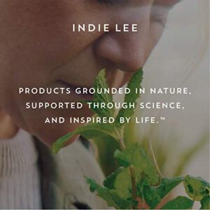 Indie Lee Brightening Cleanser - Exfoliating Gel Face Wash + Makeup Remover with Vitamin C + Antioxidants to Help Visibly Brighten, Firm + Protect Skin (4.2oz / 125ml)