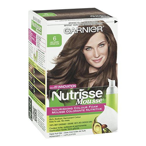 Garnier Nutrisse Nourishing Color Foam, Light Brown