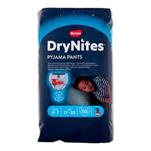 huggies drynites pyjama pants - boy size 4-7 years (17 to 30 kg)