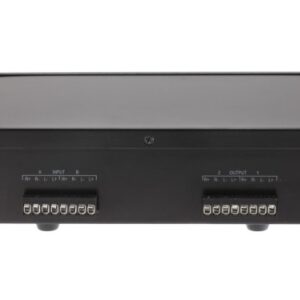 Monoprice 108231 2-Channel A/B Speaker Selector - Black with Volume Control, Built in Independent Volume Controls, Accepts Wire Gauges Up to 14AWG