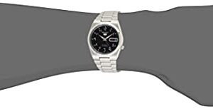 SEIKO 5 Automatic Black Dial Stainless Steel Men's Watch SNK063J5