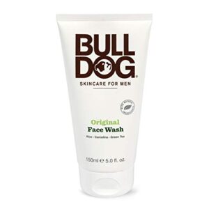 bulldog natural skincare original face wash for men, 5 oz (1 pack)