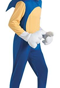 Sonic The Hedgehog Deluxe Adult Costume, Blue, Standard