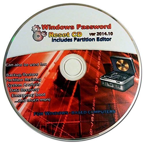 Computer Password Recovery for PC/Laptops Running Windows XP / Vista / 7 / 2000 (32bit & 64bit)