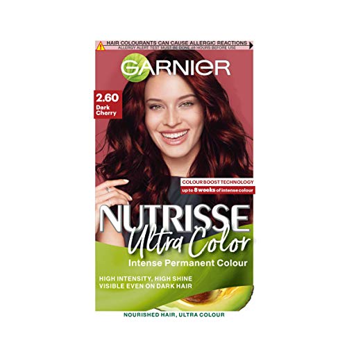 Garnier Nutrisse Ultra Color 2.6 Dark Cherry Red Permanent Hair Color