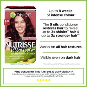 Garnier Nutrisse Ultra Color 2.6 Dark Cherry Red Permanent Hair Color