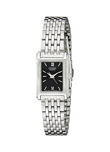 Citizen Quartz Womens Watch, Stainless Steel, Classic, Silver-Tone (Model: EJ5850-57E)