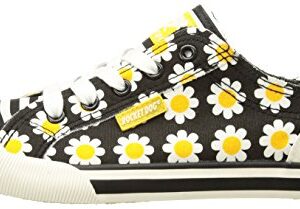 Rocket Dog womens Jazzin Sneaker, Daisy Black, 9 US