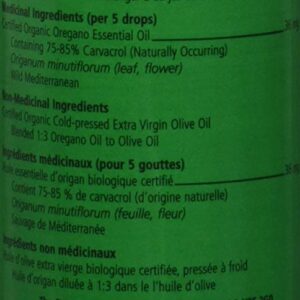 Oregano Oil - 1 Oz / 30ml, 100% Certified Organic