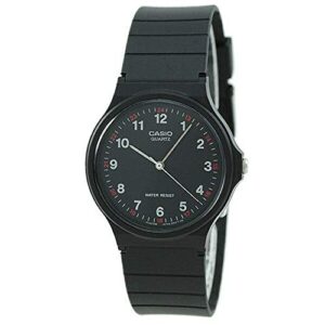 casio mq24-1b 3-hand analog water resistant watch