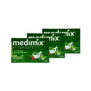 medimix real ayurvedic soap 125g (pack of 3)