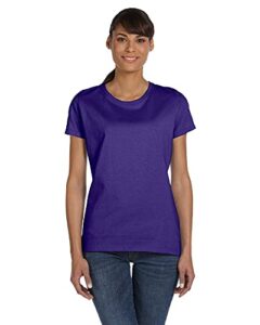 fruit of the loom ladies' 5 oz., hd cotton™ t-shirt s purple