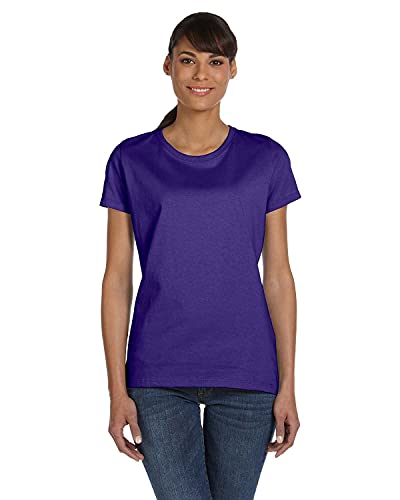 Fruit of the Loom Ladies' 5 oz., HD Cotton™ T-Shirt S PURPLE