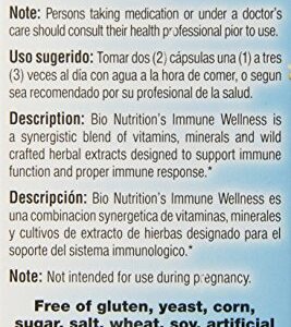 Bio Nutrition Immune Wellness Olive and Oregano Vegi-Caps, 60 Count
