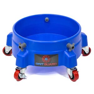grit guard bucket dolly - blue