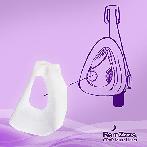 RemZzzs Full Face Cpap Mask Liners (K3-FL) - Reduce Noisy Air Leaks and Painful Blisters - Cpap Supplies and Accessories - Compatible with Resmed Respironics DeVilbiss