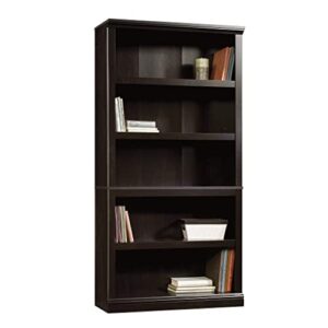 Sauder Select Collection 5-Shelf Bookcase, Estate Black finish