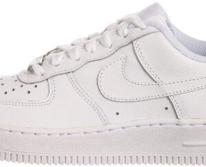 Nike Air Force 1, White/White, 6 US Unisex Little Kid