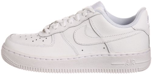 Nike Air Force 1, White/White, 6 US Unisex Little Kid