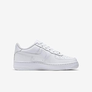 Nike Air Force 1, White/White, 6 US Unisex Little Kid