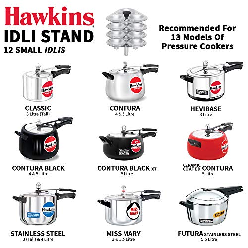 Hawkins G05 Mini Idli Stand for Pressure Cooker, Mettalic