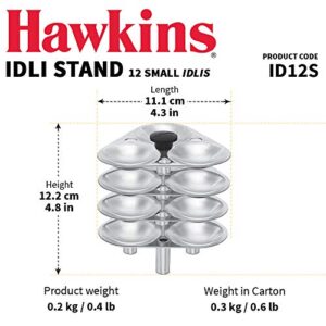 Hawkins G05 Mini Idli Stand for Pressure Cooker, Mettalic