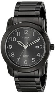 timex men's t2p135 highland street gray stainless steel expansion band watch