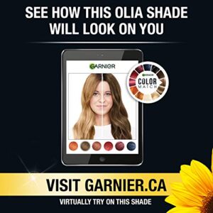 Garnier Olia Ammonia Free Permanent Hair Color, 100% Gray Coverage (Packaging May Vary), 3.0 Darkest Brown Hair Dye, Pack of 1