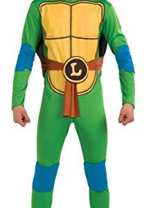 Nickelodeon Ninja Turtles Adult Leonardo and Accessories, Green, x-Large Costume