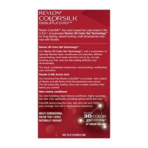 Revlon ColorSilk Hair Color, 42 Medium Auburn 1 ea (Pack of 6)