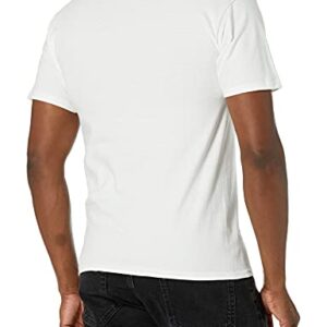 Hanes Short Sleeve Beefy Pocket T-Shirt Big Sizes , 5190x, White, 2XL