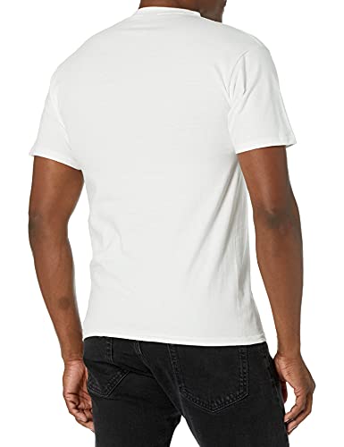 Hanes Short Sleeve Beefy Pocket T-Shirt Big Sizes , 5190x, White, 2XL