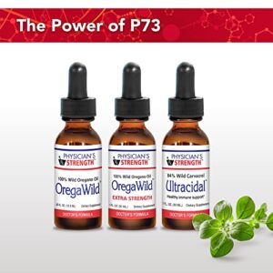 Physician's Strength OregaWild Extra Strength - 30 mL - High Carvacrol Formula - 100% Wild Oregano Oil - 432 Servings