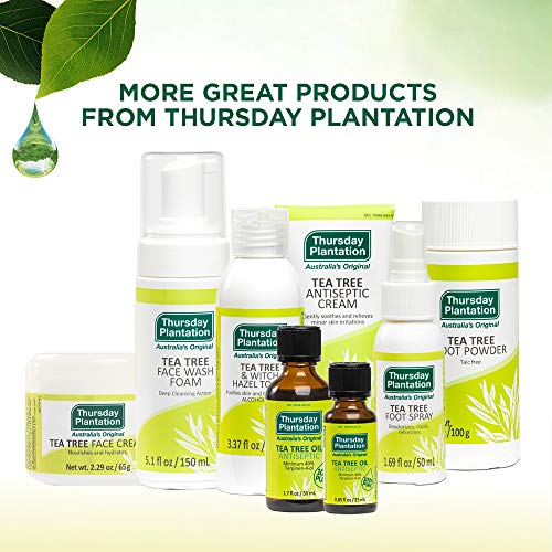 Thursday Plantation Tea Tree Face Wash Foam, Gentle Soap-Free Skin Cleanser, 5.1 fl oz
