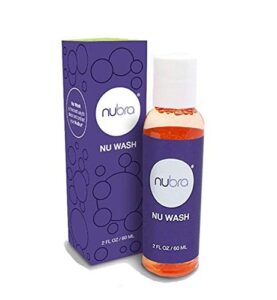 nu wash n112 nubra cleanser by bragel for silicone adhesive bras - 2 fl oz / 60 ml