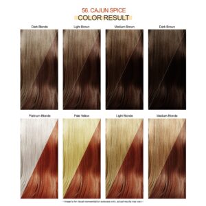 Adore Semi Permanent Hair Color - Vegan and Cruelty-Free Hair Dye - 4 Fl Oz - 056 Cajun Spice (Pack of 1)