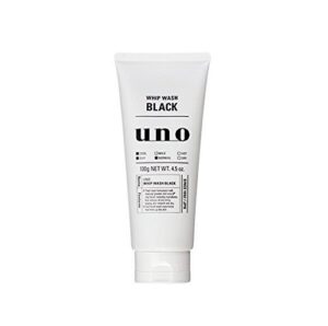 shiseido uno whip wash black 130g(face wash)