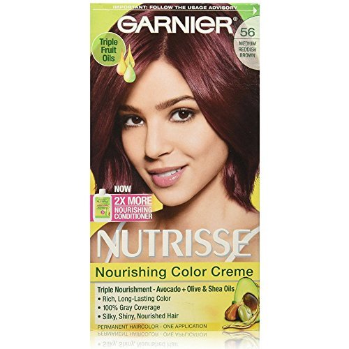 Garnier Nutrisse Nourishing Color Creme - 56 Medium Reddish Brown 1 Each (Pack of 2)