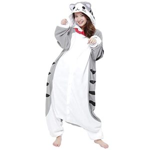 tabby cat kigurumi (adults) grey