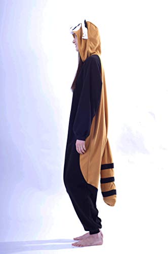 SAZAC Red Panda Kigurumi - Onesie Jumpsuit Halloween Costume