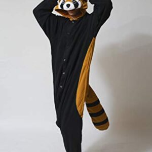 SAZAC Red Panda Kigurumi - Onesie Jumpsuit Halloween Costume