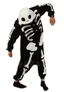sazac skeleton kigurumi - onesie jumpsuit halloween costume