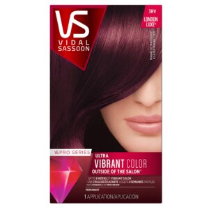 vidal sassoon pro series permanent hair dye, 3vr deel velvet violet hair color, pack of 1