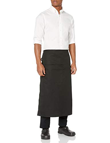 Uncommon Threads unisex adult Full Apron, Black, One Size US