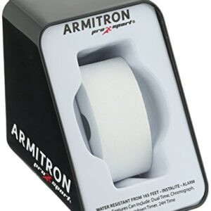 Armitron Sport Unisex 25/6418BLK Analog Easy-to-Read Dial Black Resin Strap Watch