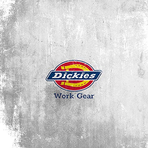 Dickies 16-Pocket Workshop Bib Apron, Durable Canvas Construction, Reinforced Edges, Adjustable Belt, Grey/Tan