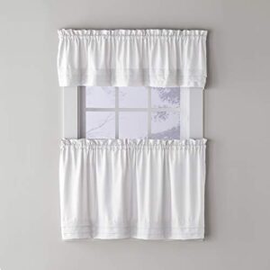 SKL Home by Saturday Knight Ltd. Holden Valance, White, 58 inches x 13 inches