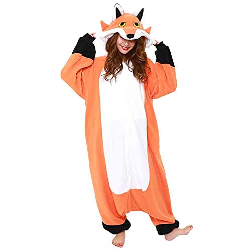 SAZAC Red Fox Kigurumi - Onesie Jumpsuit Halloween Costume